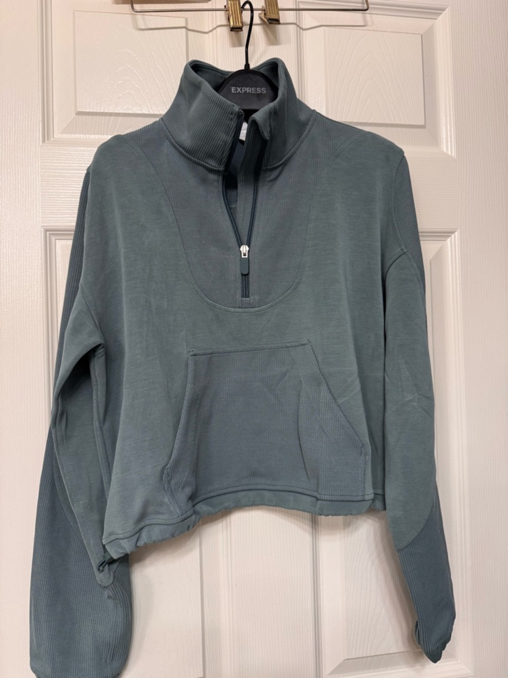 lululemon athletica Sage Green Half-Zip Pullover Tunic - Picture 1 of 11